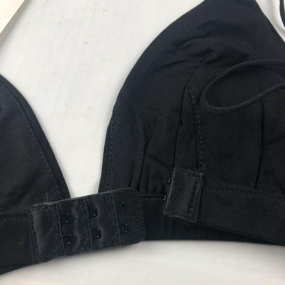 NWT Line & Dot Basic Triangle Bralette, black, Size Small - Picture 9 of 9